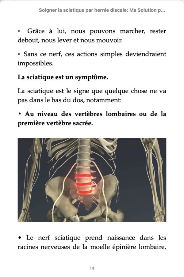 extrait du livre sciatique hernie discale page 14